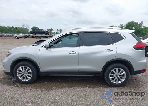 2017 Nissan Rogue Sv из США, поврежденный, VIN KNMAT2MV4HP508746